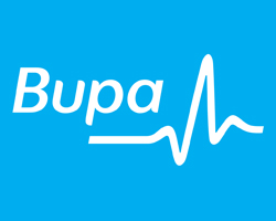 Bupa health insurance logo at Mambourin Doctors.