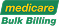 Medicare Bulk Billing logo indicating the clinic offers bulk-billing.